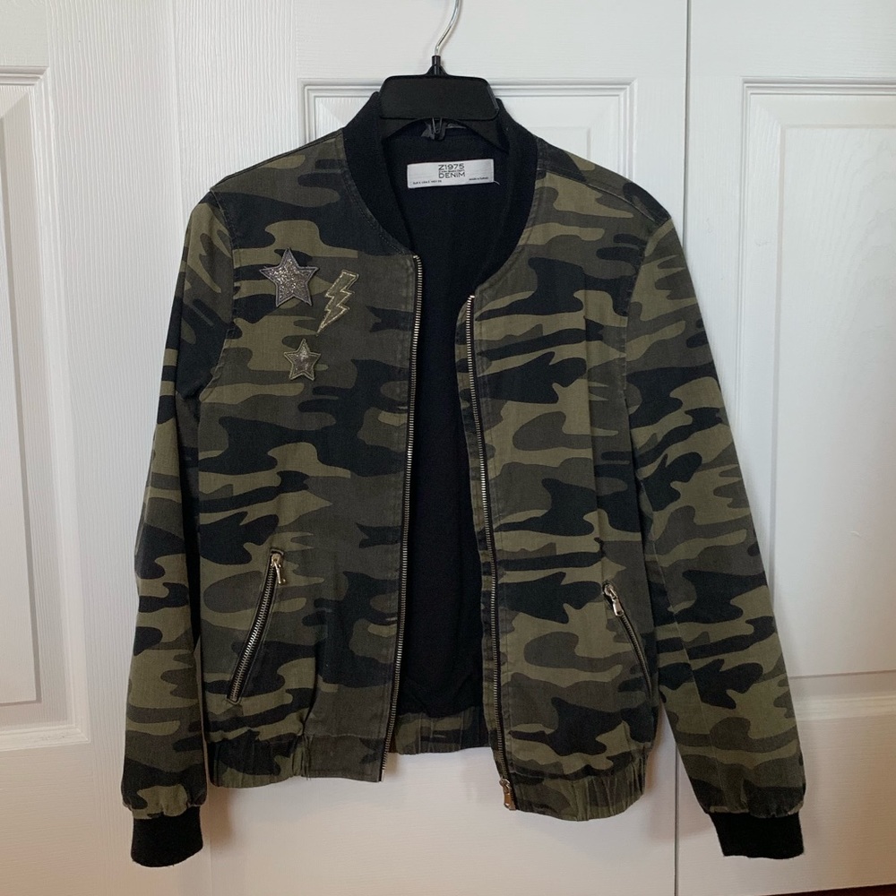 Zara Camo Print Jacket